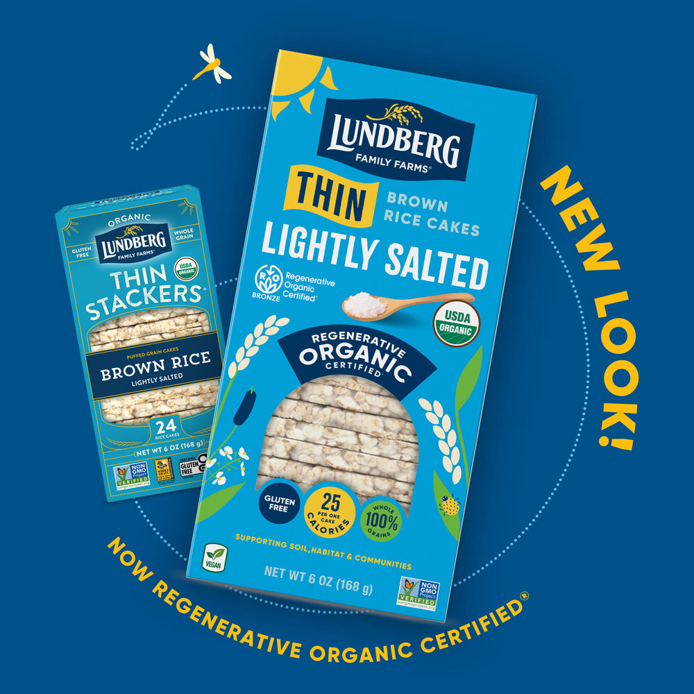 Organic Thin Stackers® - Lightly Salted - Products | Lundberg 